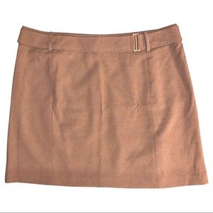 New York & Company Tan A-Line Pencil Skirt